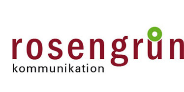 Logo: rosengrün kommunikation
